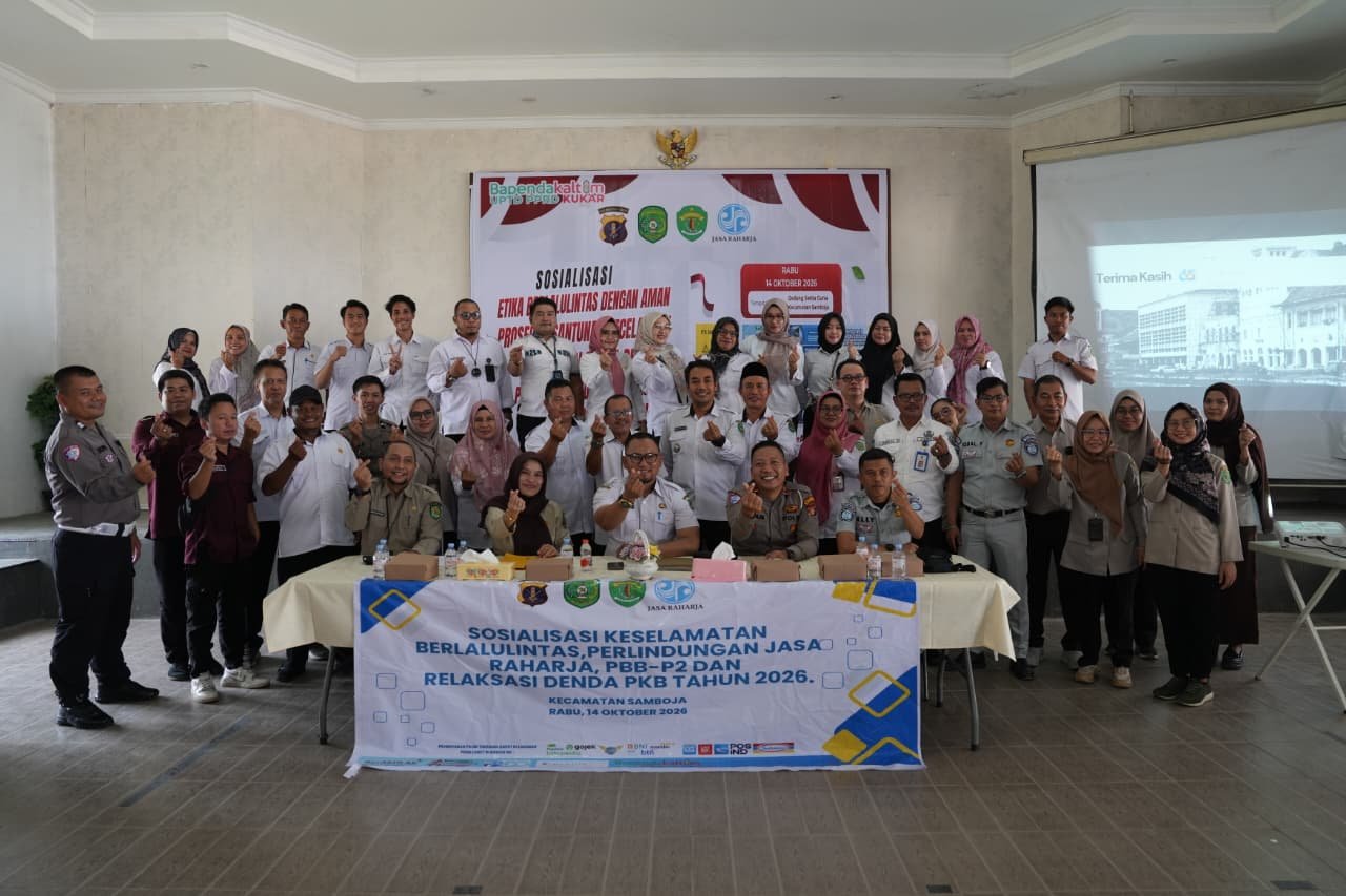 Sinergi Tim Pembina Samsat, Jasa Raharja Perluas Sosialisasi Relaksasi Pajak Kendaraan di Kalimantan Timur Sinergi Tim Pembina Samsat, Jasa Raharja Perluas Sosialisasi Relaksasi Pajak Kendaraan di Kalimantan Timur