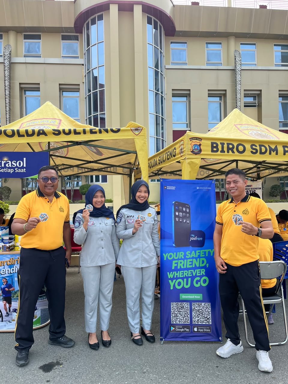 Jasa Raharja Sulawesi Tengah Dukung Healthy Sport Polda Sulteng melalui MUKL dan Kampanye Keselamatan