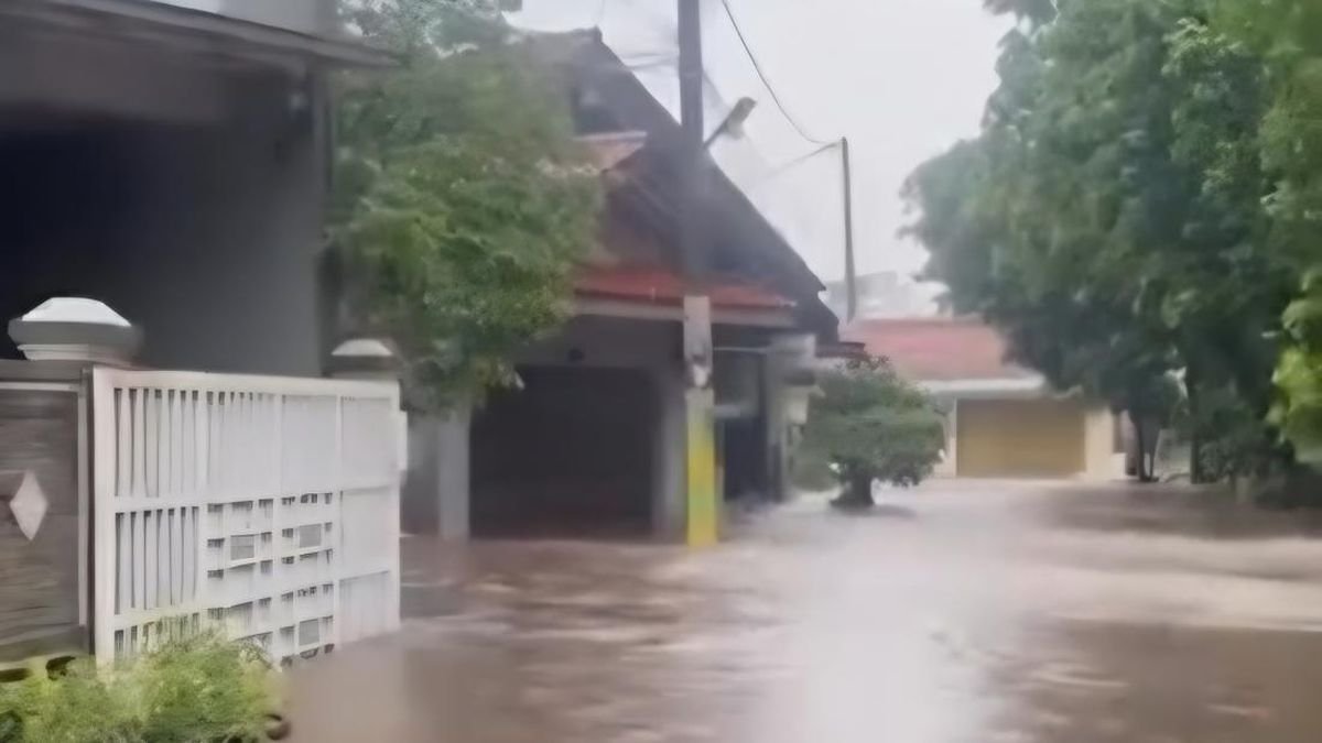 Banjir Rendam Permukiman Cibinong, Tanggul Jebol 9 Meter dan Jalan Sempat Terputus Banjir Rendam Permukiman Cibinong, Tanggul Jebol 9 Meter dan Jalan Sempat Terputus