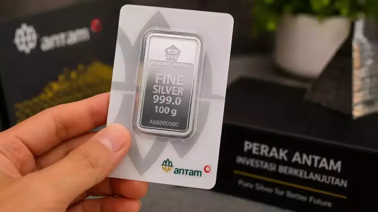 Harga Perak Antam Tak Berubah, Batangan 250 Gram Dibanderol Rp10,175 Juta