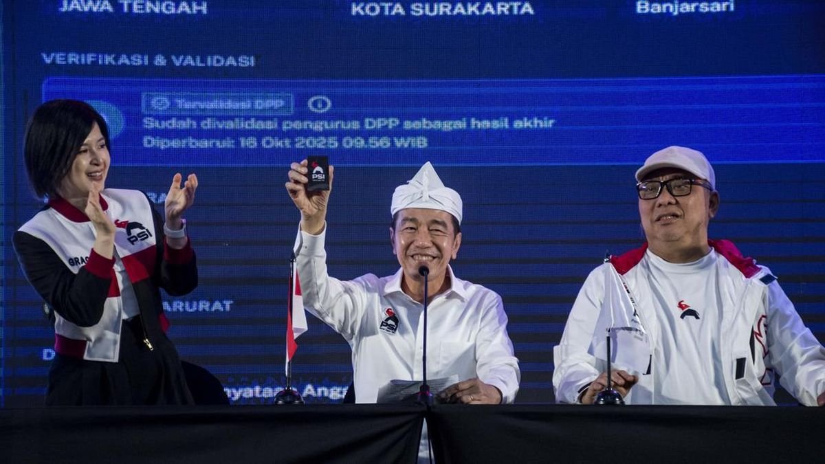PSI Sebut Banyak Kader Desak Jokowi Dilantik Jadi Ketua Dewan Pembina