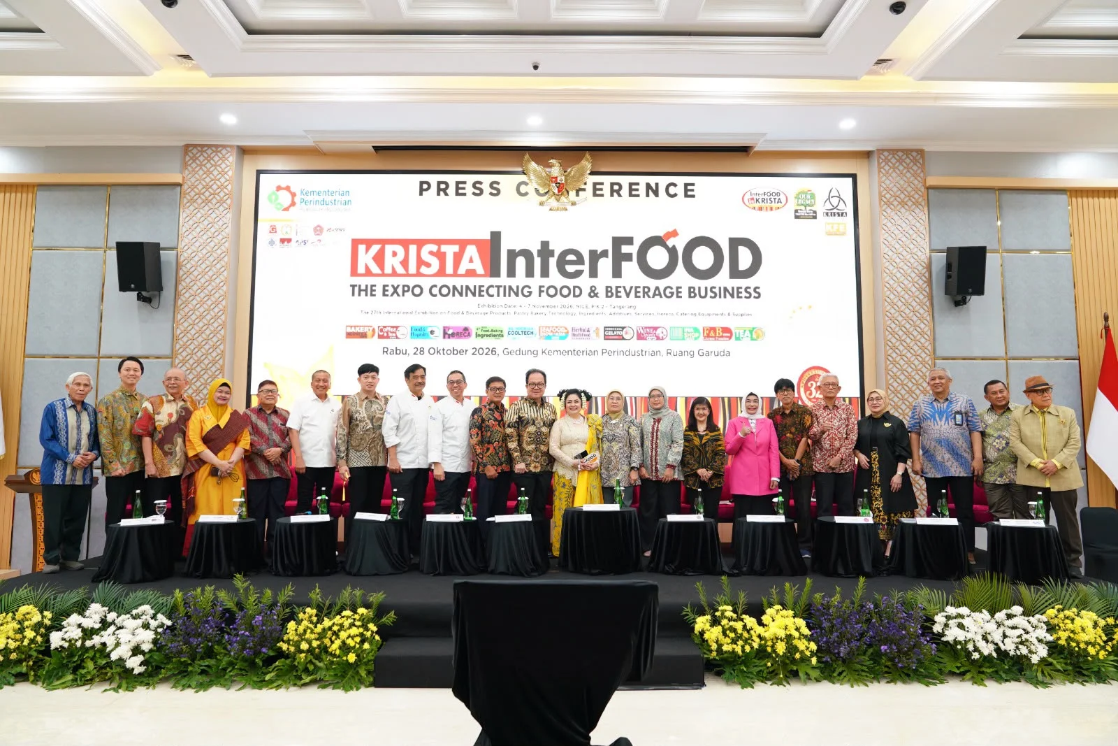 Pameran KRISTA InterFOOD 2026 Digelar 4 November, Tiket Rp250 Ribu