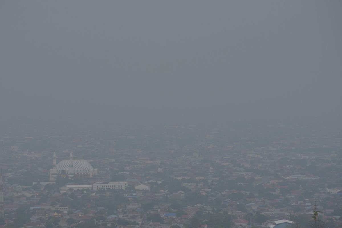 Kabut Asap Karhutla Merauke Selimuti Mimika, Sekolah PAUD dan SD Diliburkan Kabut Asap Karhutla Merauke Selimuti Mimika, Sekolah PAUD dan SD Diliburkan