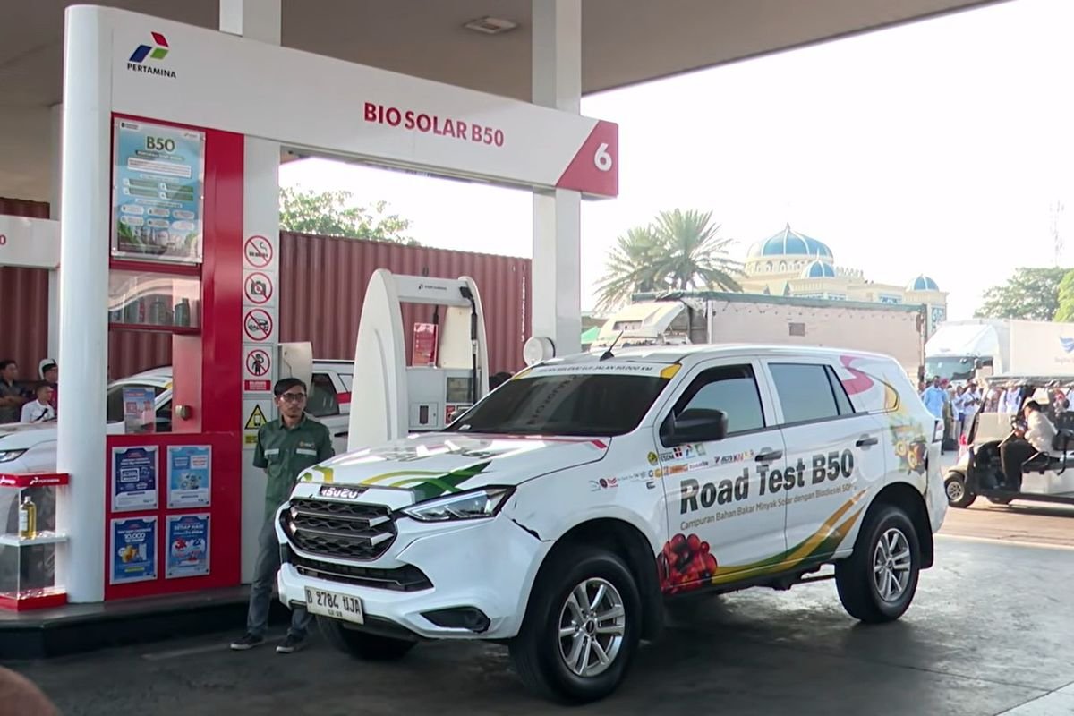Pertamina Salurkan Biodiesel B50 di Seluruh Terminal BBM hingga SPBU