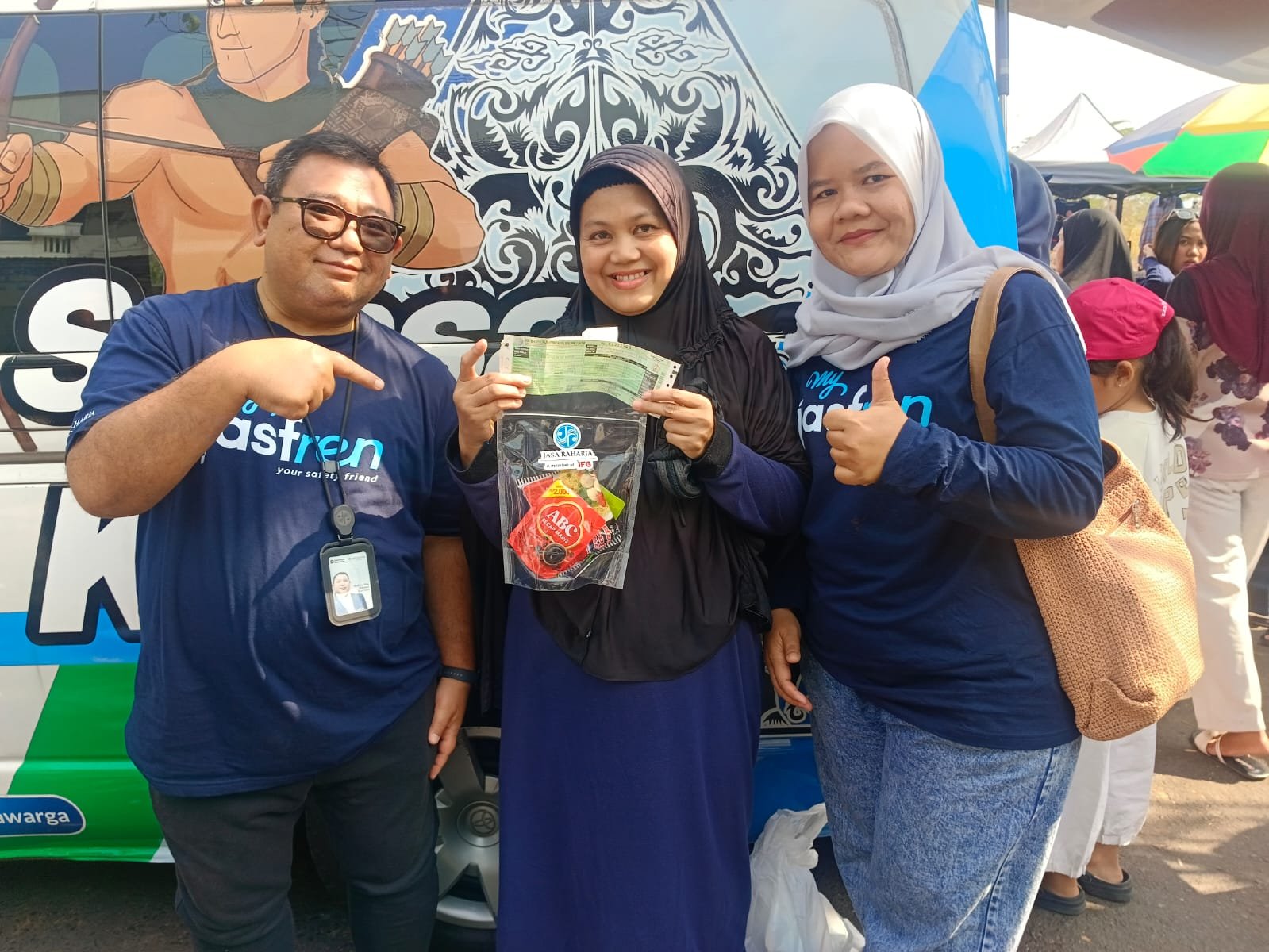 Jasa Raharja Tasikmalaya Bersama P3D Ciamis Hadirkan Samsat Keliling di CFD Taman BMX, Apresiasi Wajib Pajak Taat Jasa Raharja Tasikmalaya Bersama P3D Ciamis Hadirkan Samsat Keliling di CFD Taman BMX, Apresiasi Wajib Pajak Taat