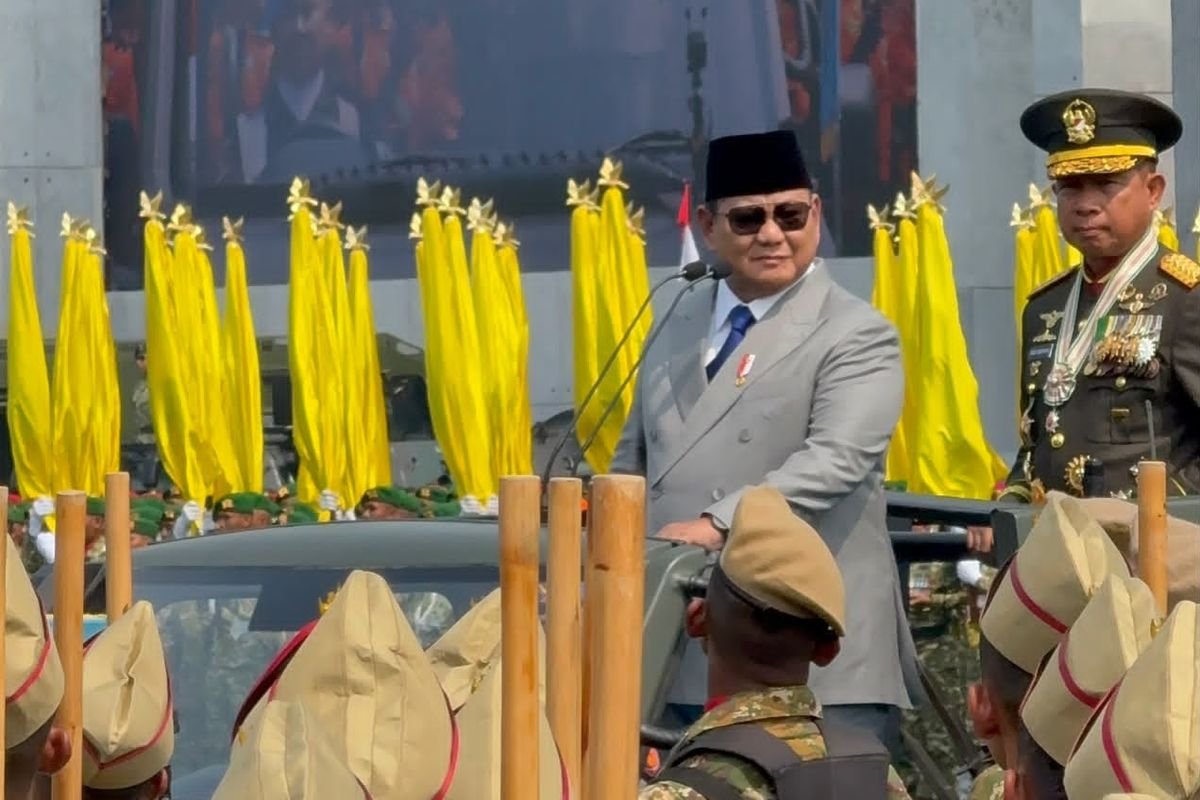 HUT ke-81 TNI, Prabowo Resmikan Enam Kodam dan Sejumlah Satuan Baru