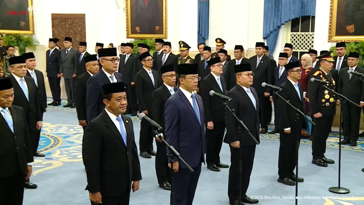 Daftar 17 Pejabat Baru dalam Reshuffle Kabinet Prabowo 1 Oktober 2026